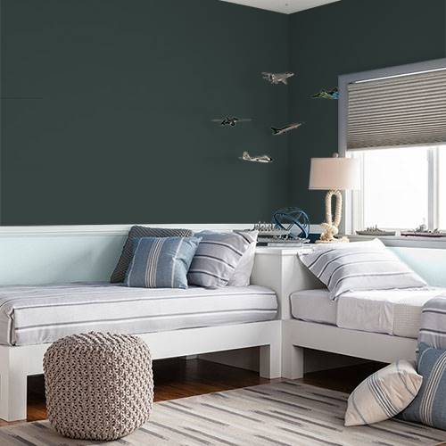 Deep Green Blue Grey Paint 50