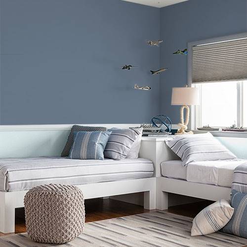 Slate store blue paint
